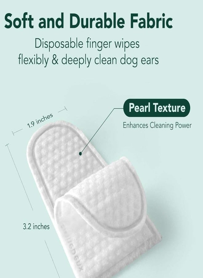 TASMAX 50 PCS Dog Ear Cleaner Wipes cat Ear Cleaner for Dogs cat Accessories All Dog Accessories for All Dogs Dog Ear Cleaner Solution Grooming Wipes Reduce Earwax Soothe Itching Relieve Inflammation - Image 2